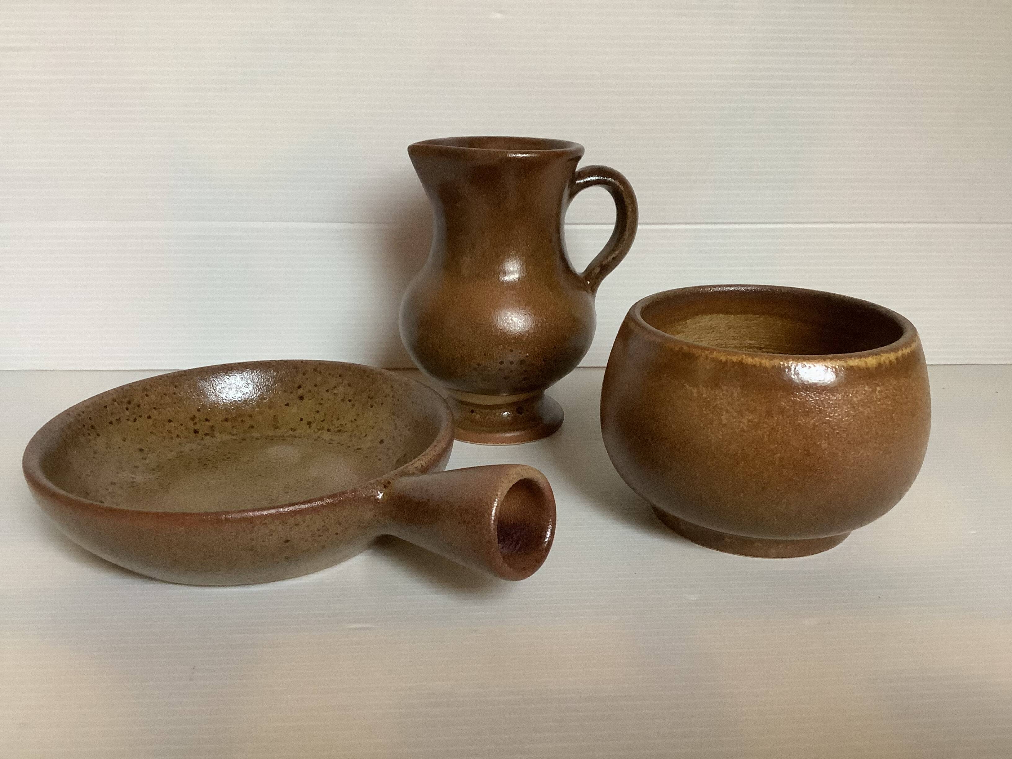 Trio de céramiques périgourdines