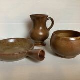 Trio of Périgord pottery ceramics