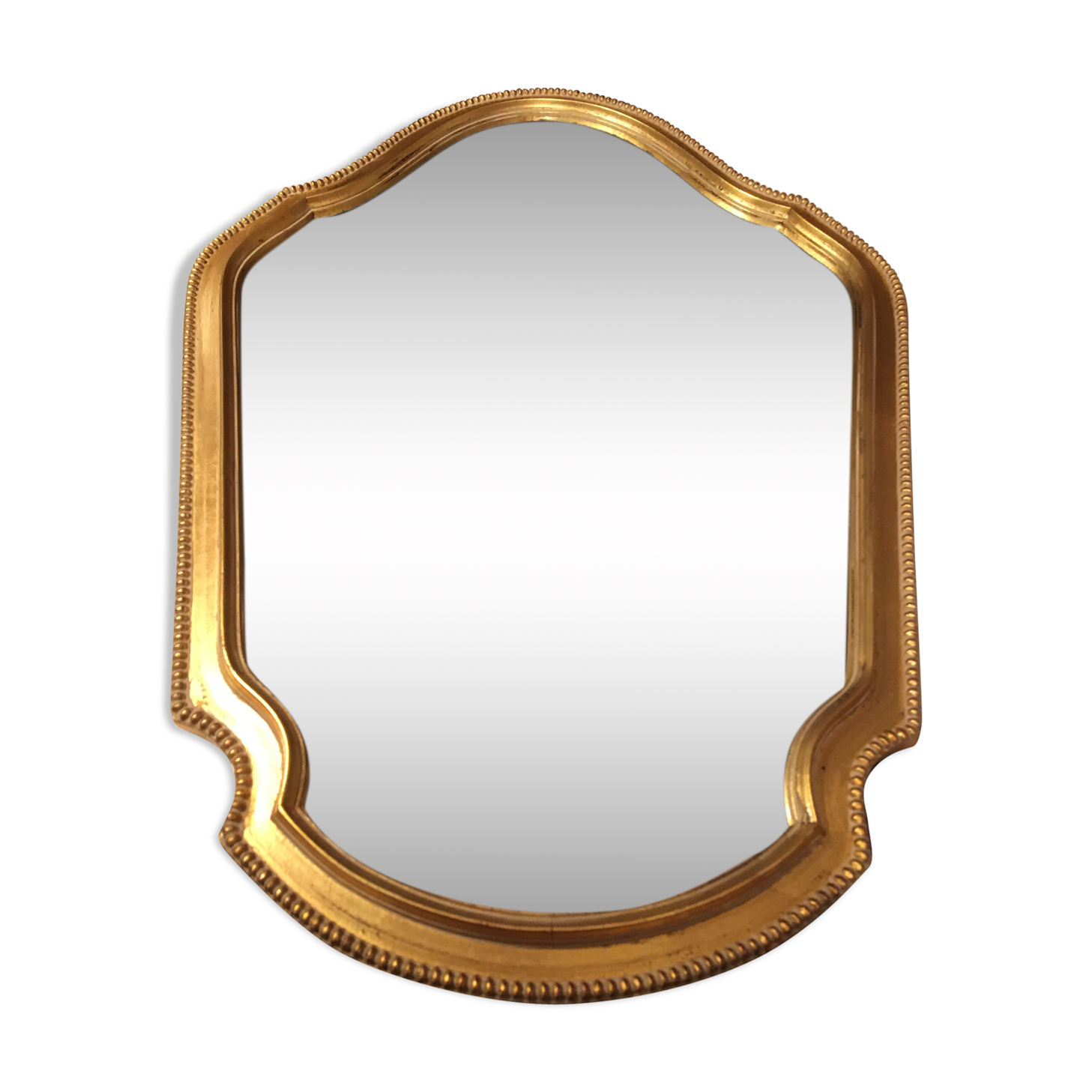 Golden vintage mirror