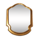 Golden vintage mirror