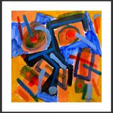 Orange yellow square