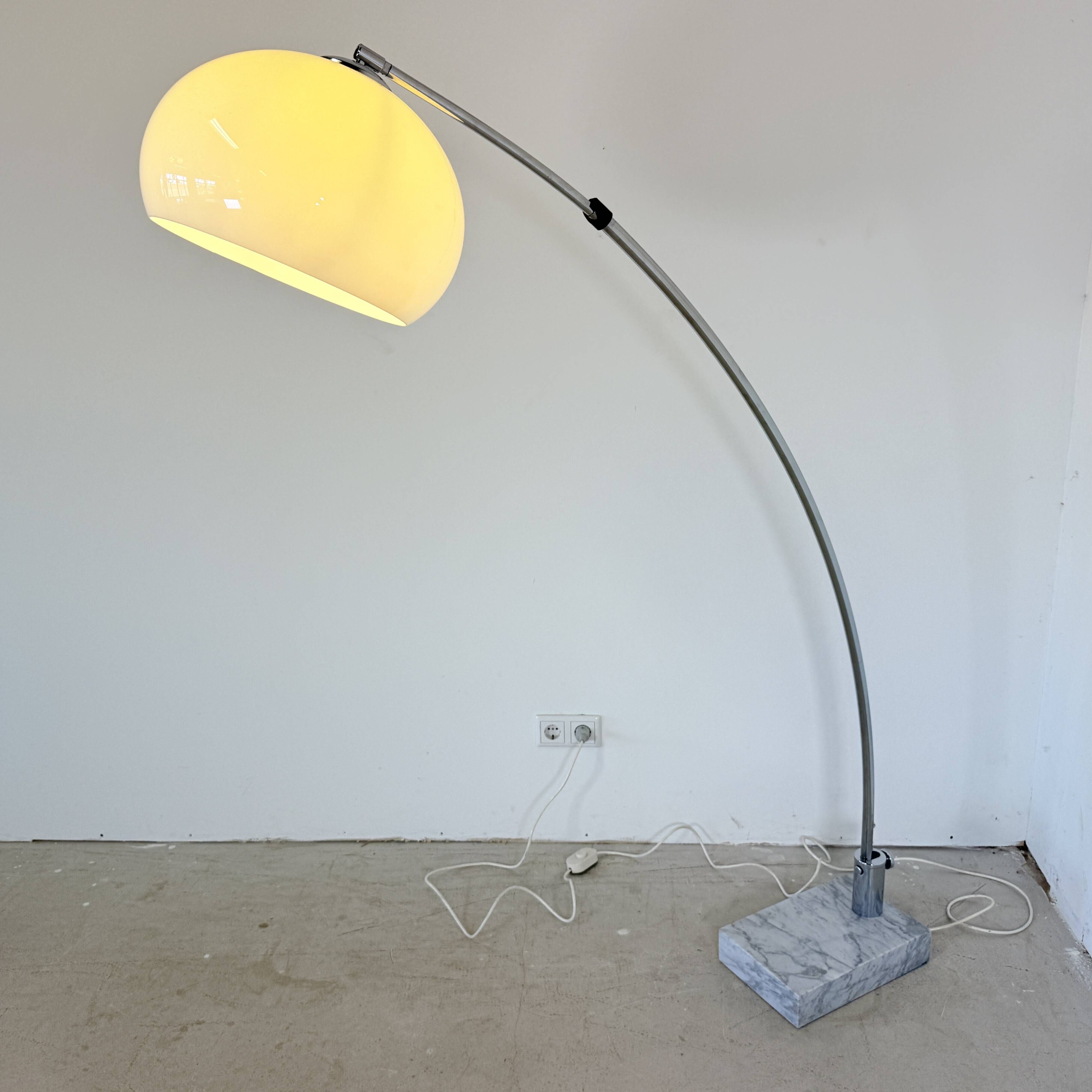 Space Age Arc Lamp – 1970s – Sölken Leuchten / Reggiani Style