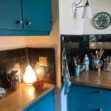 Art Deco flame lamp