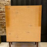 Large Scandinavian teak chest of drawers.