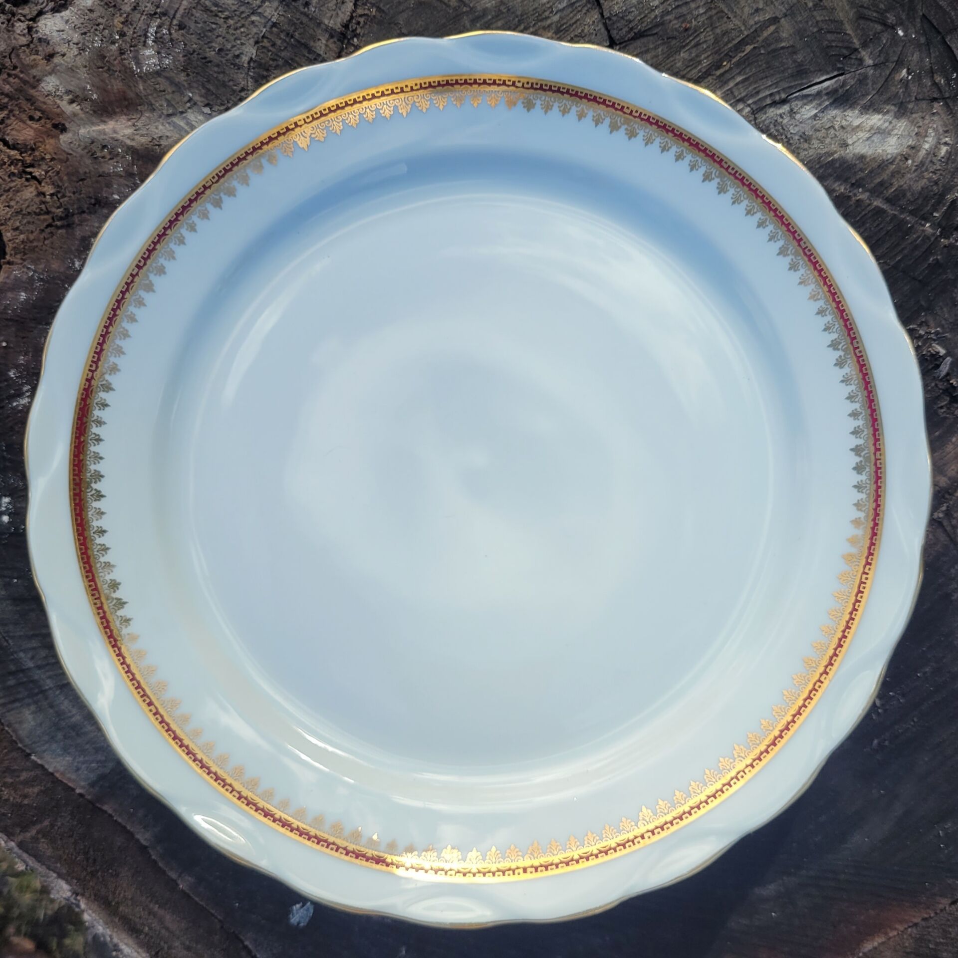 10 porcelain plates Masse & Surget - 1957