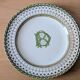 Antique round dish from Creil & Montereau, “Venetian” decor, late 19th century