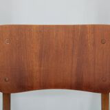 1960s Ib Kofod Larsen Set of 4 dining Chairs in Teak Finish, Denmark