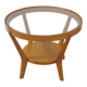 Table basse vitrée entièrement rénovée par Kropacek & Kozelka, 1944