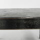 Brutalist coffee table with slate top