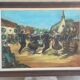 Oil on canvas, Breton scene, Breton village, signed Le Hellocq, Pont Aven