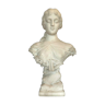 White marble bust of Carrara Italy Marble Sculpture Marble Bust of Young Woman