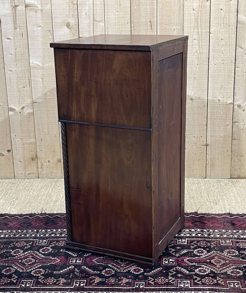 Victorian mahogany confiturier - 19th century