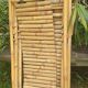 Paire de chaises longues en bambou, transats