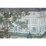 Painted canvas of the twentieth century in the taste of antiquity
