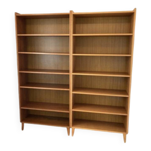 2 grandes bibliothèques - scandinaves