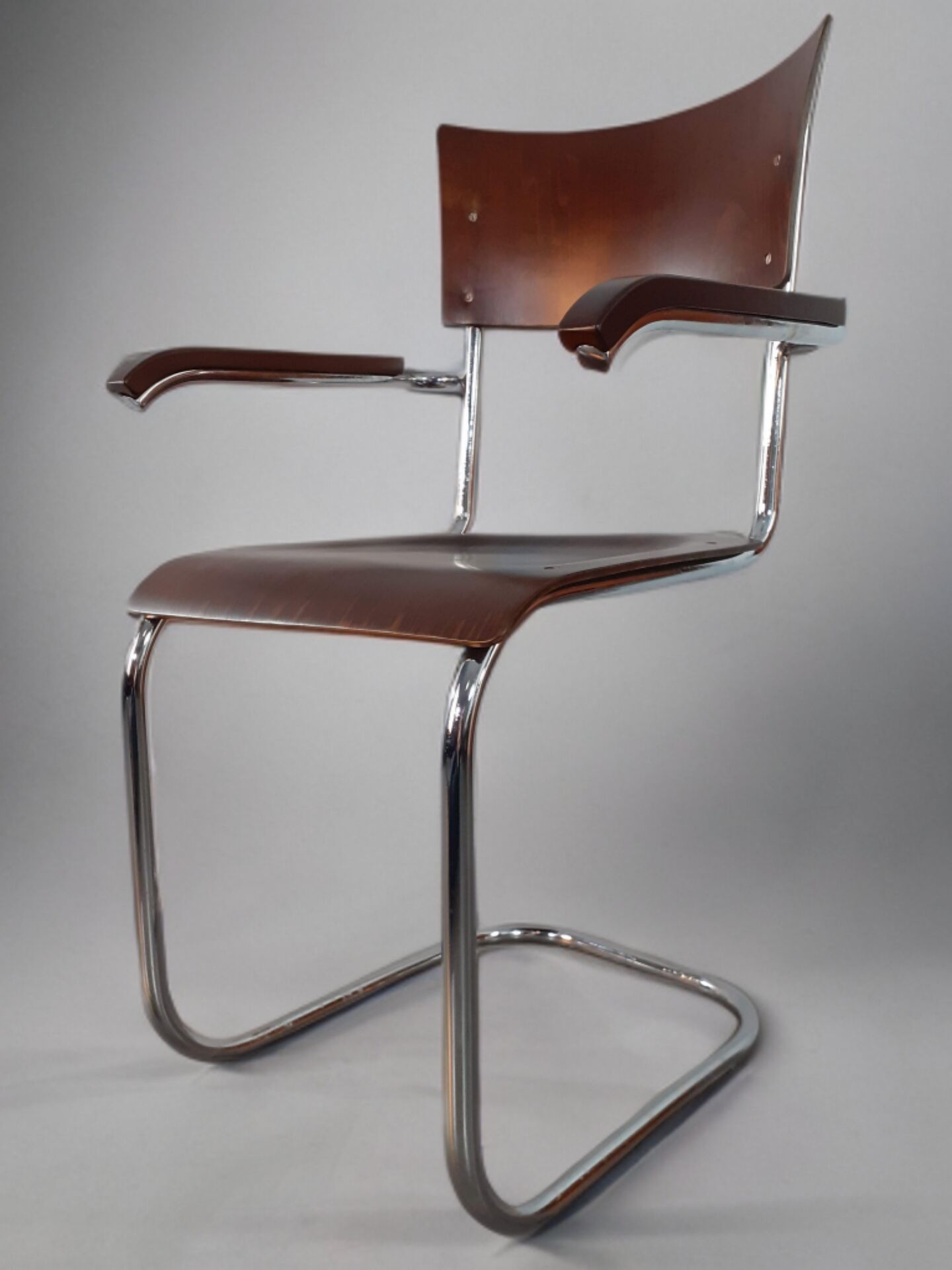 Paire de chaises Mücke Melder, Bauhaus Tchèque 1930s