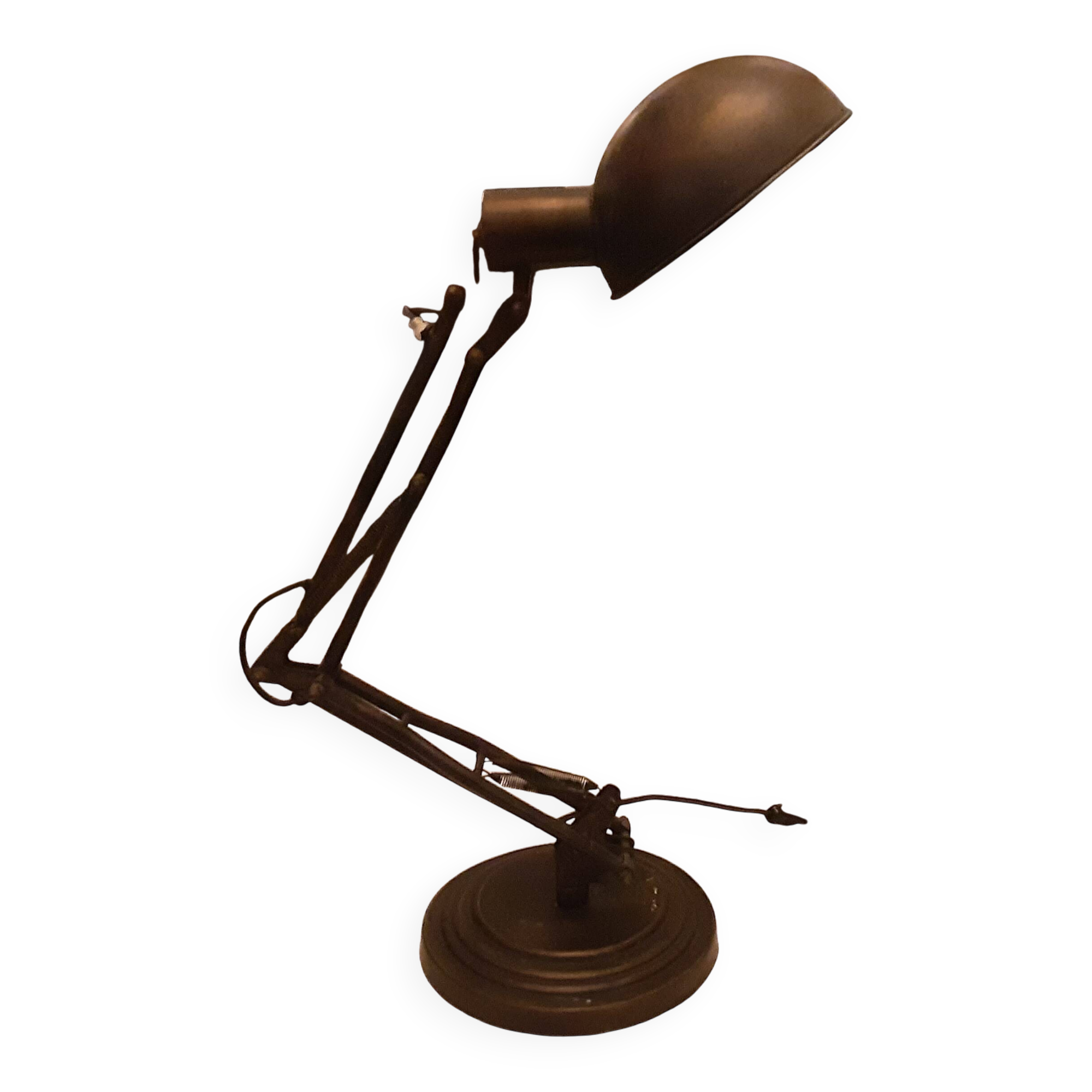 Antique workshop lampnevfer 2 branches