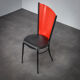 Set of 4 postmodern dining chairs, Italy, 1980s