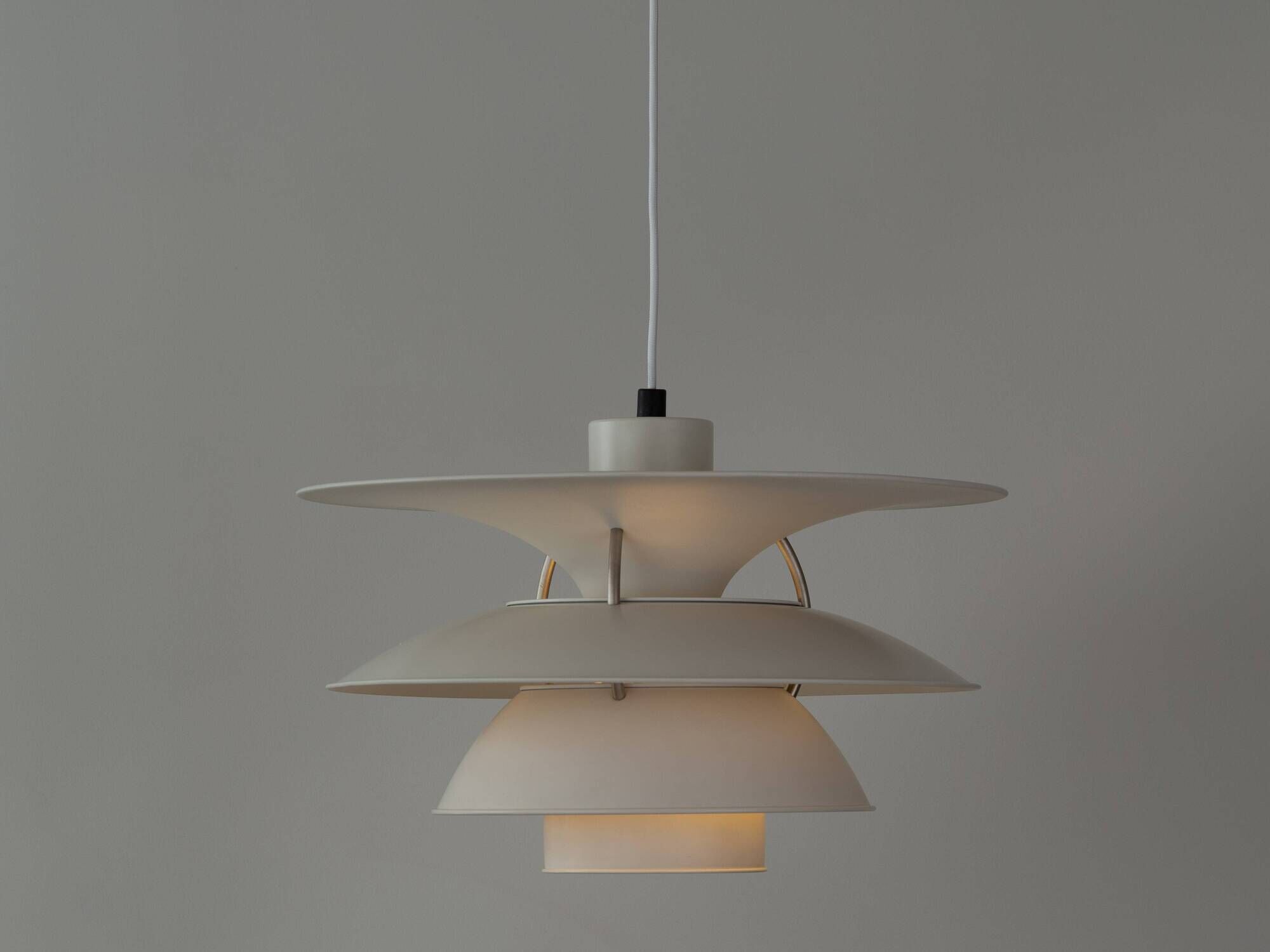 Louis Poulsen Charlottenborg 5 4 1/2 Pendant Lamp, Poul Henningsen, Danish