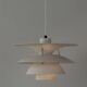 Louis Poulsen Charlottenborg 5 4 1/2 Pendant Lamp, Poul Henningsen, Danish