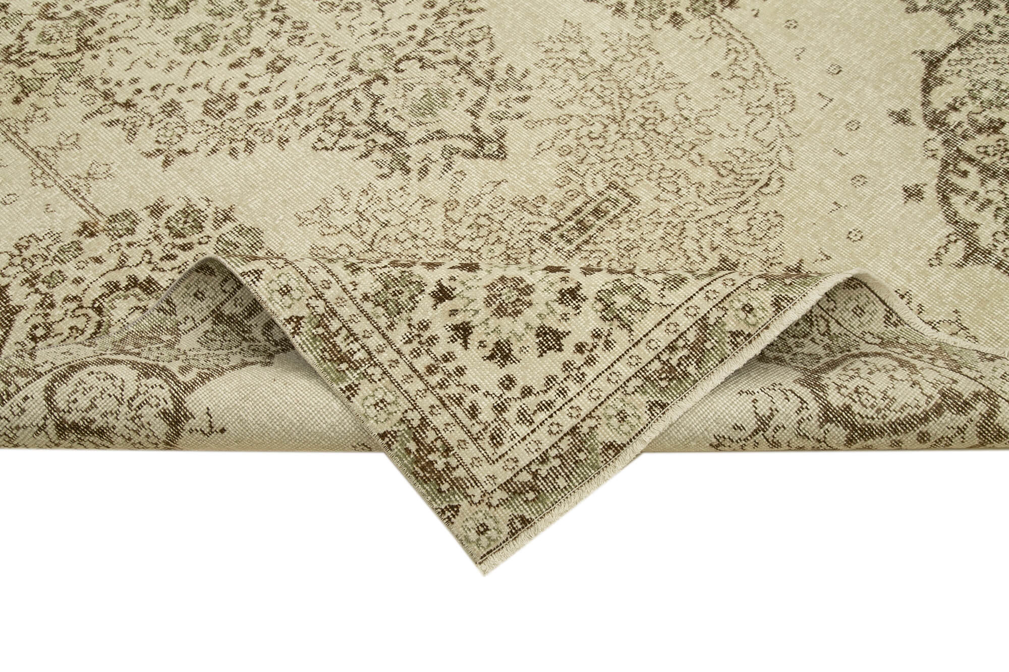 Handmade One-of-a-Kind Oriental Beige Carpet 164 cm x 289 cm