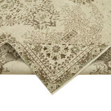 Tapis beige oriental fait à la main 164 cm x 289 cm