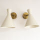 Paire d'appliques Italiennes de design 1950