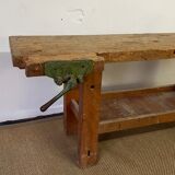 Old wooden workbench