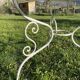 Vintage wrought iron garden furniture – Table + 3 chairs