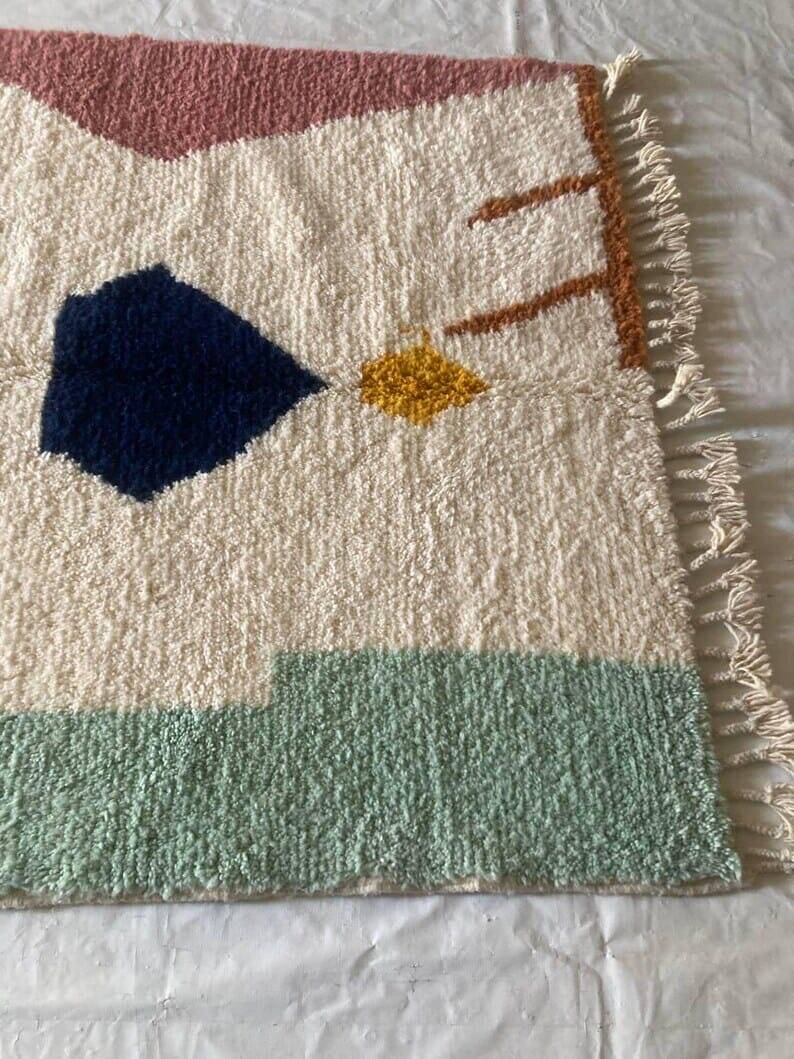 Handmade Berber rug size 1.5/2.5 m