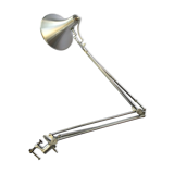 LARGE lamp type "architect" brushed metal and chrome