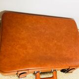 Vintage leather suitcase