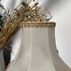 Marble table lamp and antique golden column
