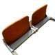 Vintage bench Giancarlo Piretti for Castelli Italy