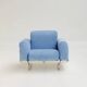 Pair of Senzafine armchairs by Eleonore Peduzzi Riva for Zanotta