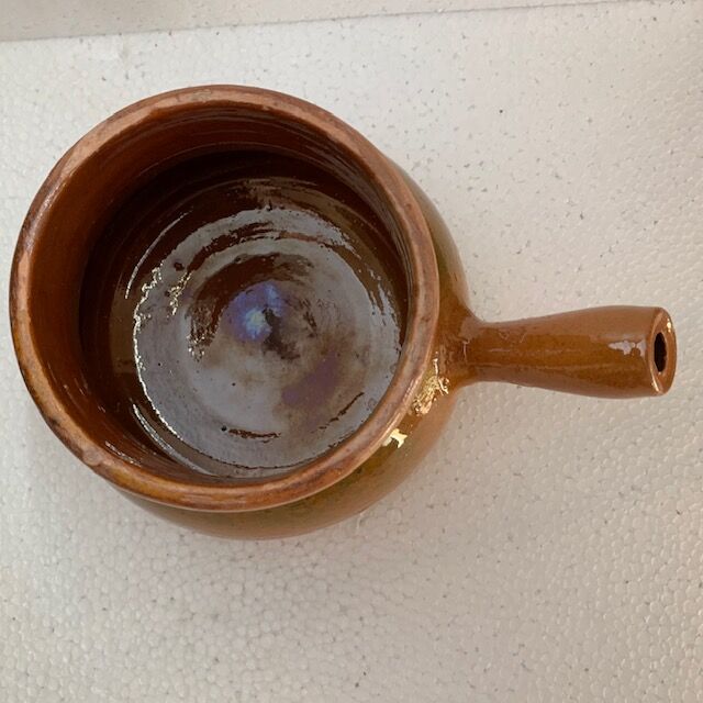 Earthen pot glazed pottery Vallauris