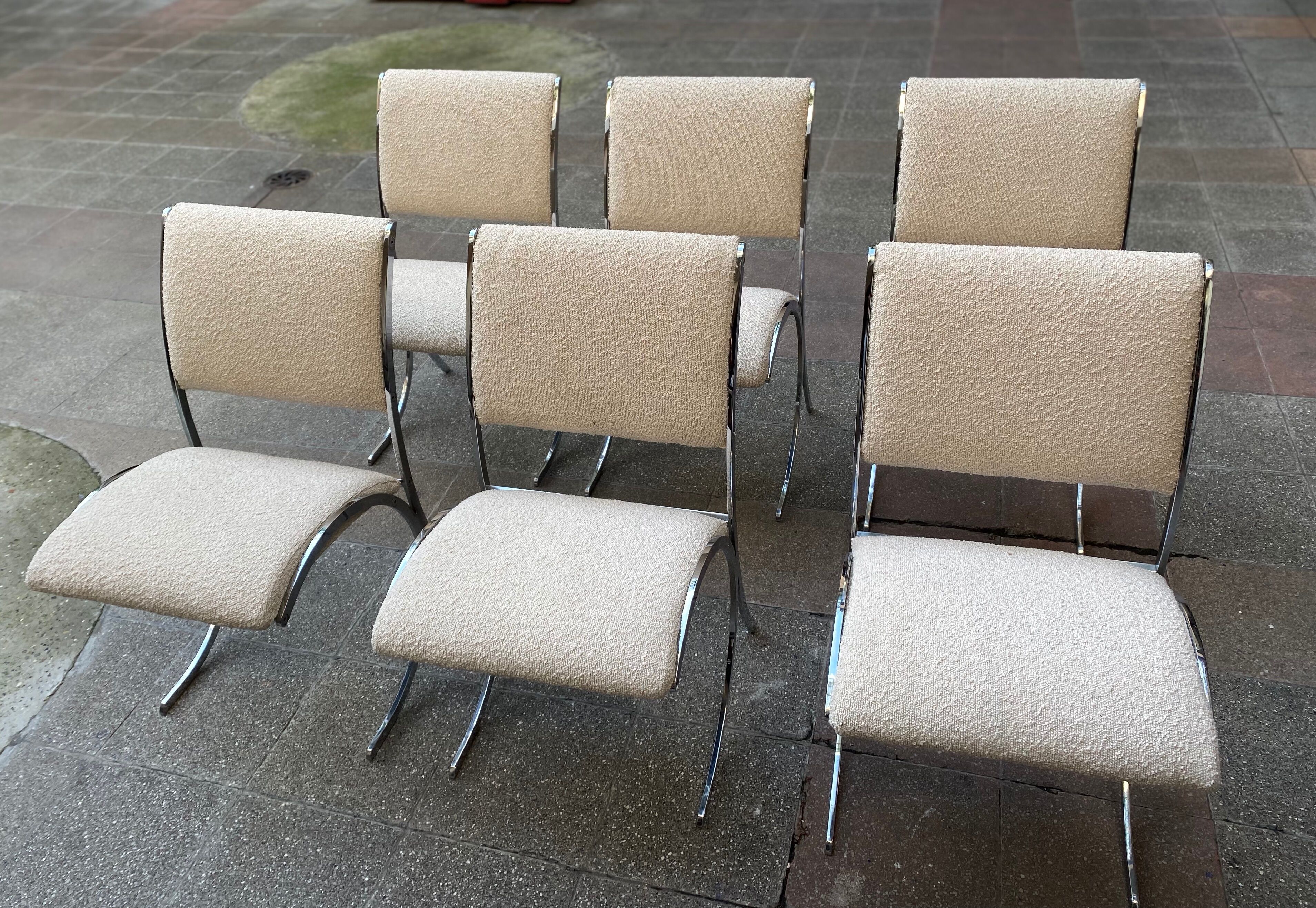 Set of 6 chairs 70s