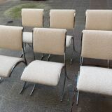 Ensemble de 6 chaises années 70