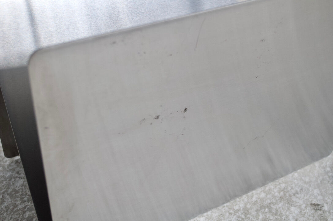 Magazine holder anonymous work 70' brushed steel