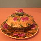 Jam in slip, Sarreguemines earthenware