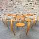Suite de 6 chaises « Revers » par Andrea Branzi pour Cassina, 1990