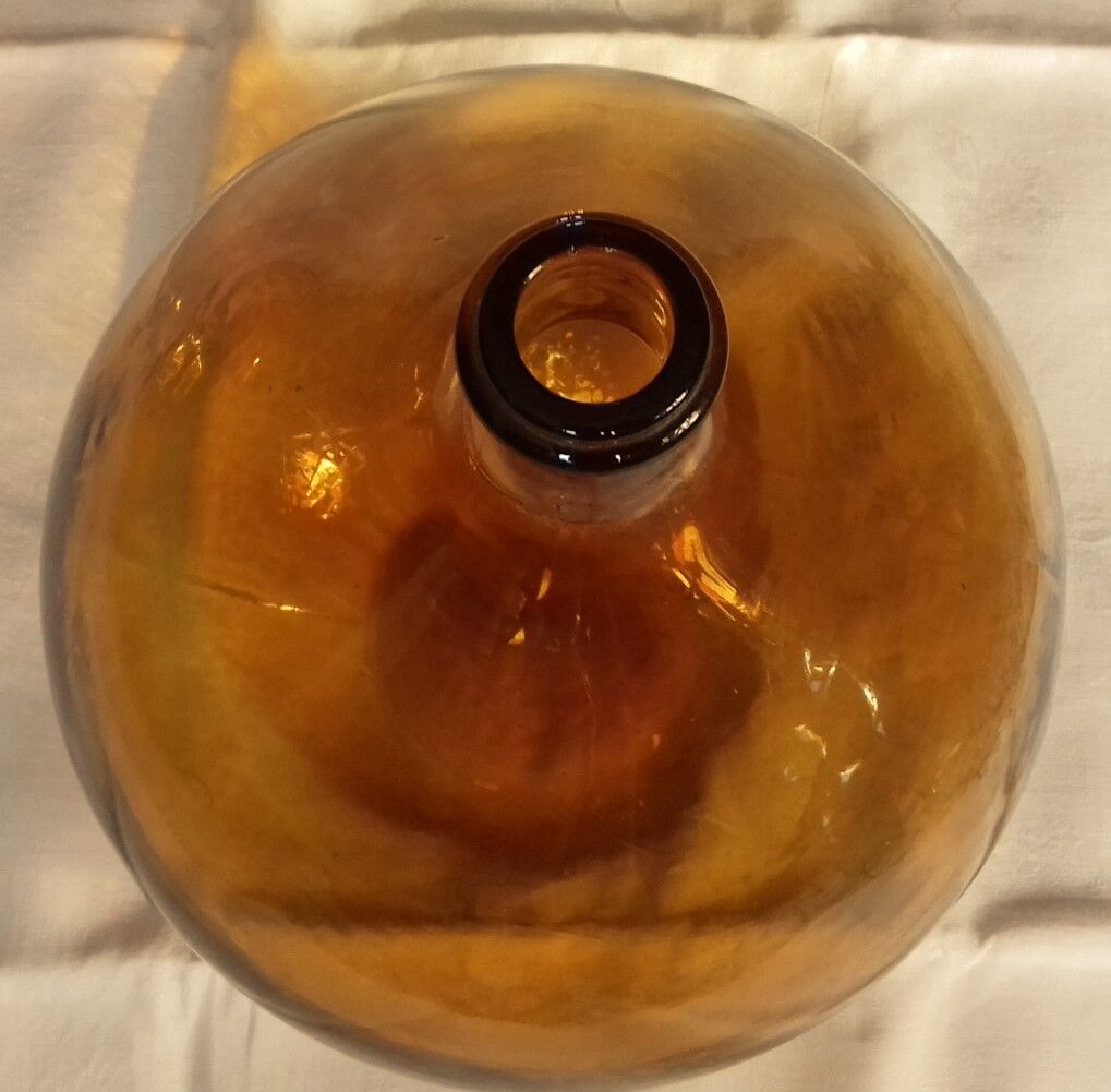 Demijohn Bonbonne green amber Orange 20 L Deco industrial