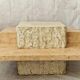 Square Mactan stone coffee table by Magnussen Ponte