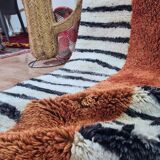 High quality Mrirt Moroccan rug with geometric design