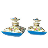 Pair of perfume vial in sèvres porcelain