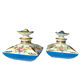 Pair of perfume vial in sèvres porcelain