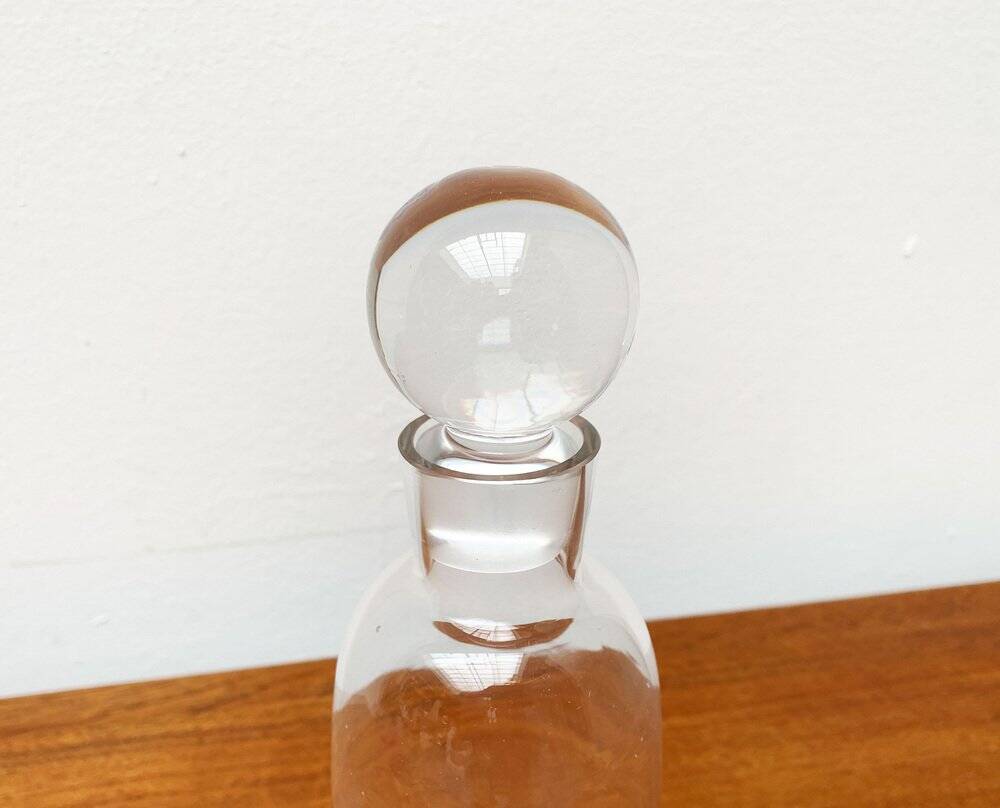 Carafe Vintage Allemande en Verre de Peill & Putzler, Années 1970