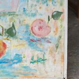 Still life with a bowl of fruit