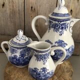 ensemble service a café :sucrier et cruche a lait