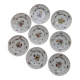 8 antique fine porcelain plates from Saxony